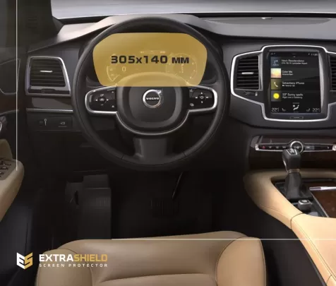Volvo XC60 2017 - Present Digital Speedometer ExtraShield Screeen Protector - 1