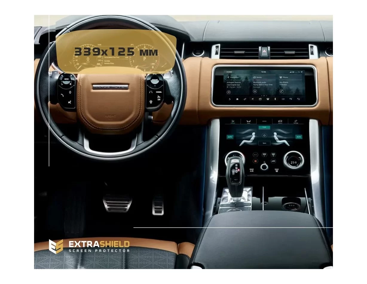 Land Rover RR Sport (L494) 2012 - Present Digital Speedometer ExtraShield Screeen Protector - 1