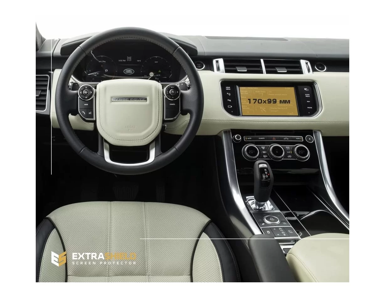 Land Rover RR Sport (L494) 2012 - 2017 Multimedia ExtraShield Screeen Protector - 1