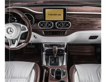 Mercedes-Benz X-class (X470) 2017 - 2020 Multimedia 5,4" ExtraShield Screeen Protector - 1