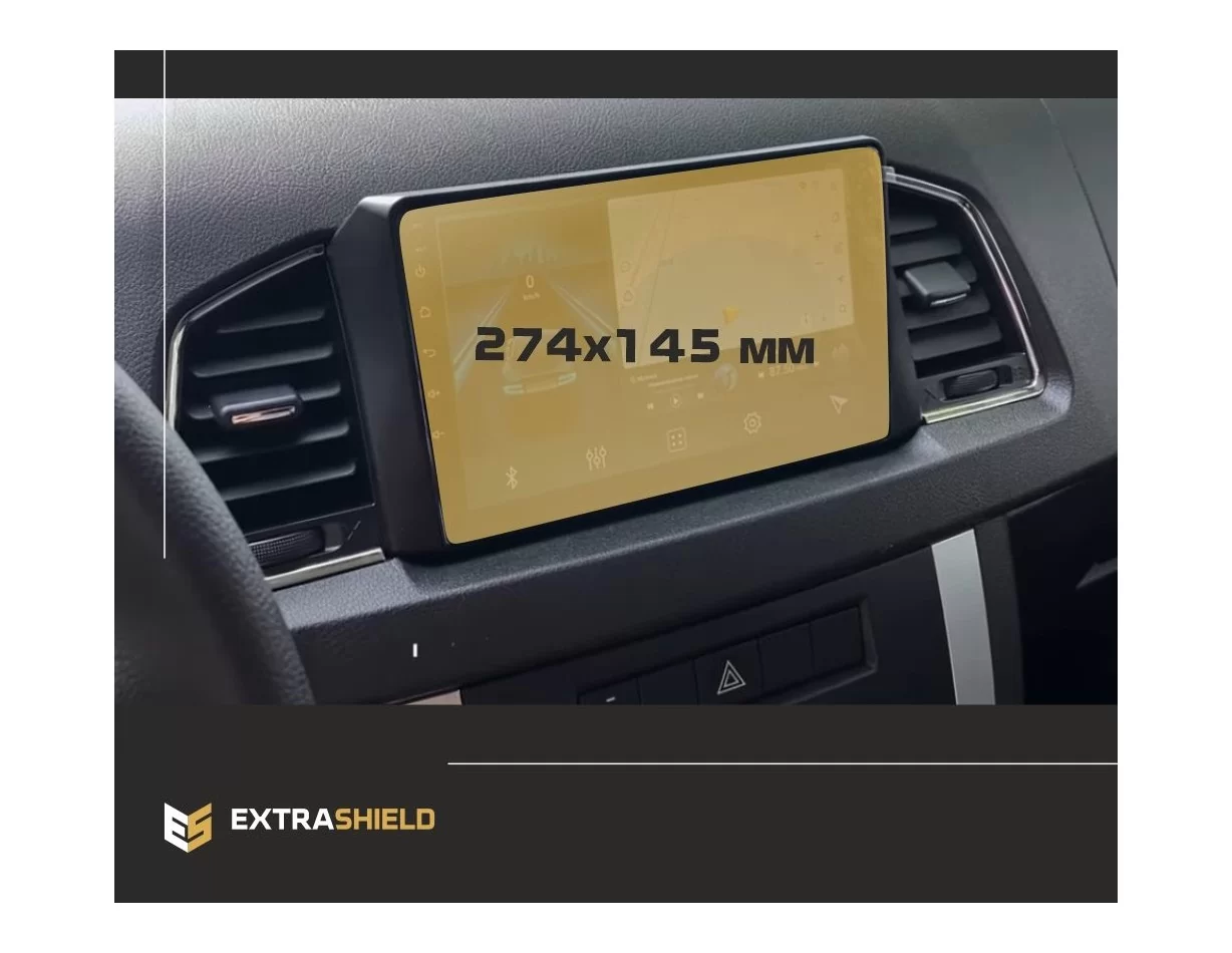 Nissan X-Trail (T32) 2018 - Present HeadUnit Carmedia KR-1030-T8 Nissan X-Trail 2015+ ExtraShield Screeen Protector - 1