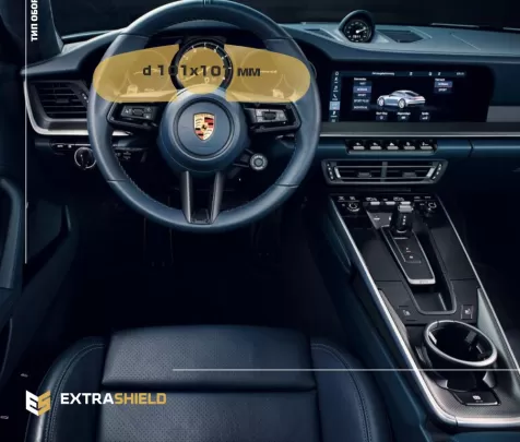 Porsche 911 (992) 2018 - Present Digital Speedometer 14" ExtraShield Screeen Protector - 1 - Interior Dash Trim Kit Porsche 911 (992) 2018 - Present Digital Speedometer 14" ExtraShield Screeen Protector - 1 - Interior Dash Trim Kit