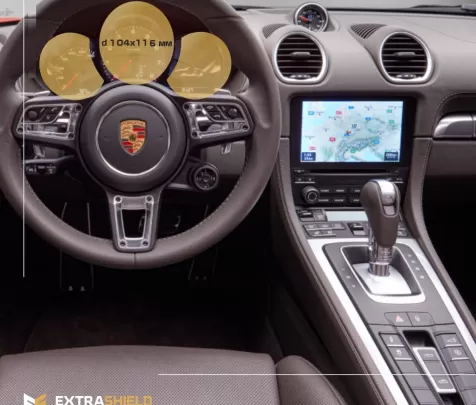 Porsche Boxster 2016 - Present Digital Speedometer 12" ExtraShield Screeen Protector - 1