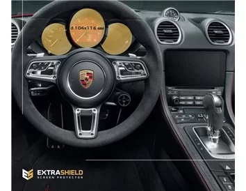 Porsche Cayman 2016 - Present Digital Speedometer 12" ExtraShield Screeen Protector - 1