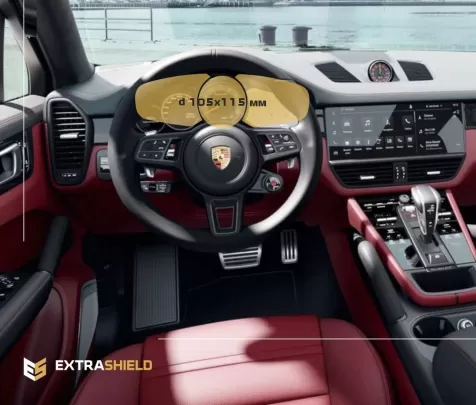 Porsche Cayenne 2017 - Present Digital Speedometer 12" ExtraShield Screeen Protector - 1 Porsche Cayenne 2017 - Present Digital Speedometer 12" ExtraShield Screeen Protector - 1