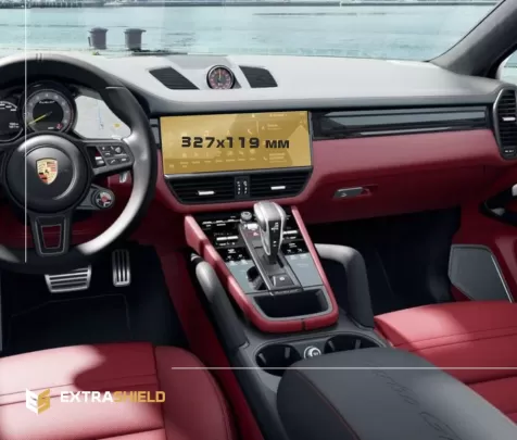 Porsche Cayenne 2017 - Present Multimedia 12" ExtraShield Screeen Protector - 1
