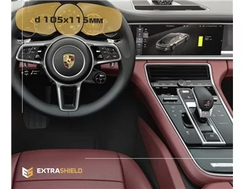 Porsche Panamera II 2017 - Present Digital Speedometer 12" ExtraShield Screeen Protector - 1