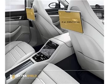 Porsche Panamera II 2017 - Present Passenger monitors (2pcs,) 12,5" ExtraShield Screeen Protector - 1