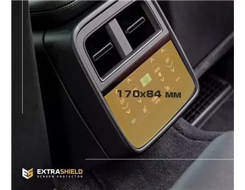 Porsche Taycan 2019 - Present Rear Climate-Control 6,5" ExtraShield Screeen Protector - 1