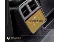 Porsche Taycan 2019 - Present Rear Climate-Control 6,5" ExtraShield Screeen Protector - 1 - Interior Dash Trim Kit
