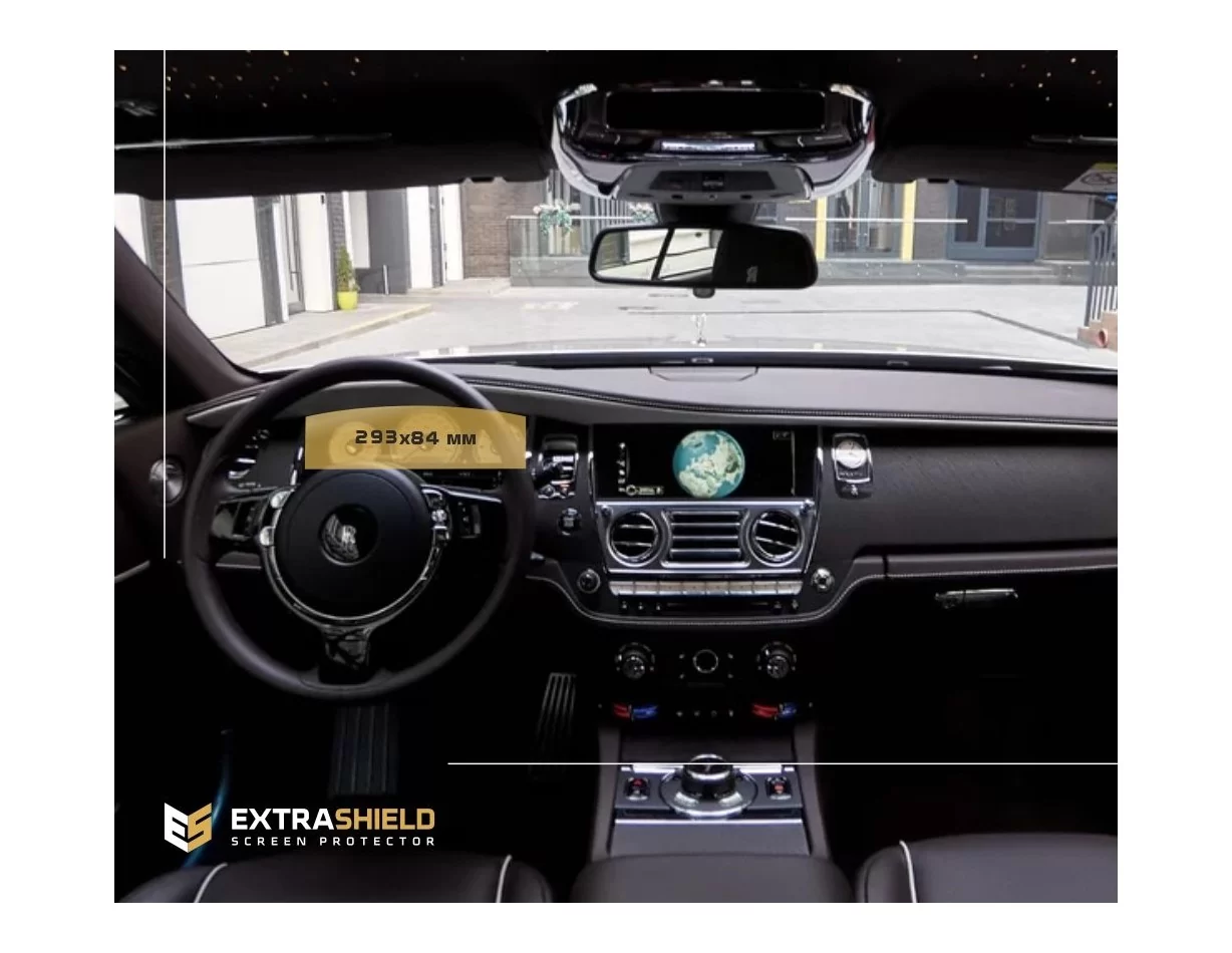 Rolls-Royce Wraith 2013 - Present Digital Speedometer ExtraShield Screeen Protector - 1