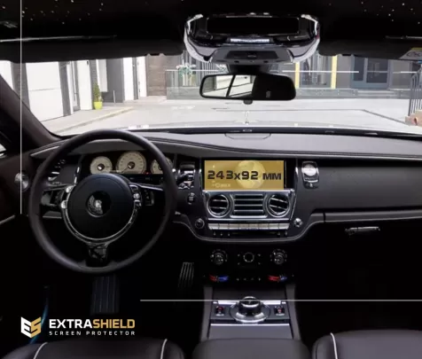 Rolls-Royce Wraith 2013 - Present Multimedia 8,8" ExtraShield Screeen Protector - 1 - Interior Dash Trim Kit