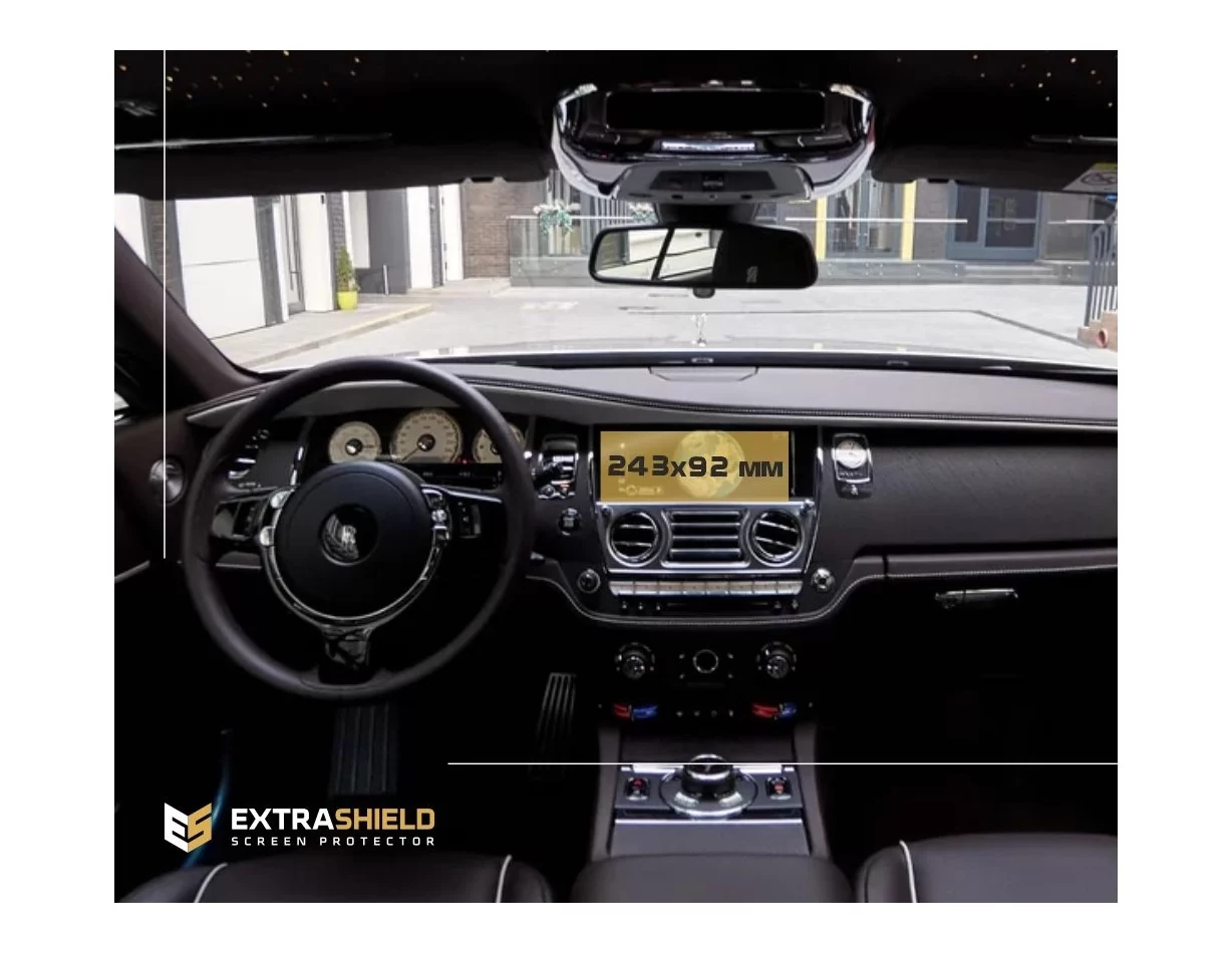 Rolls-Royce Wraith 2013 - Present Multimedia 8,8" ExtraShield Screeen Protector - 1