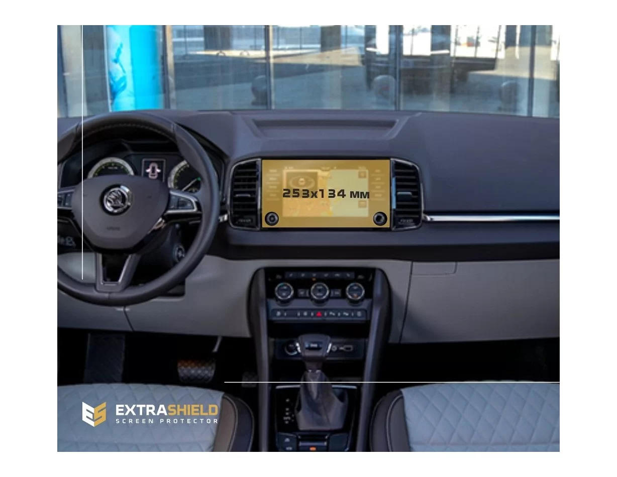 Skoda Karoq (NU7) 2016 - Present Multimedia Bolero 8" ExtraShield Screeen Protector - 1
