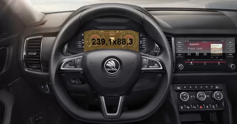 Skoda Kodiaq (NS7) 2016 - Present Digital Speedometer LCD-Digi 10,25" ExtraShield Screeen Protector - 1 Skoda Kodiaq (NS7) 2016 - Present Digital Speedometer LCD-Digi 10,25" ExtraShield Screeen Protector - 1