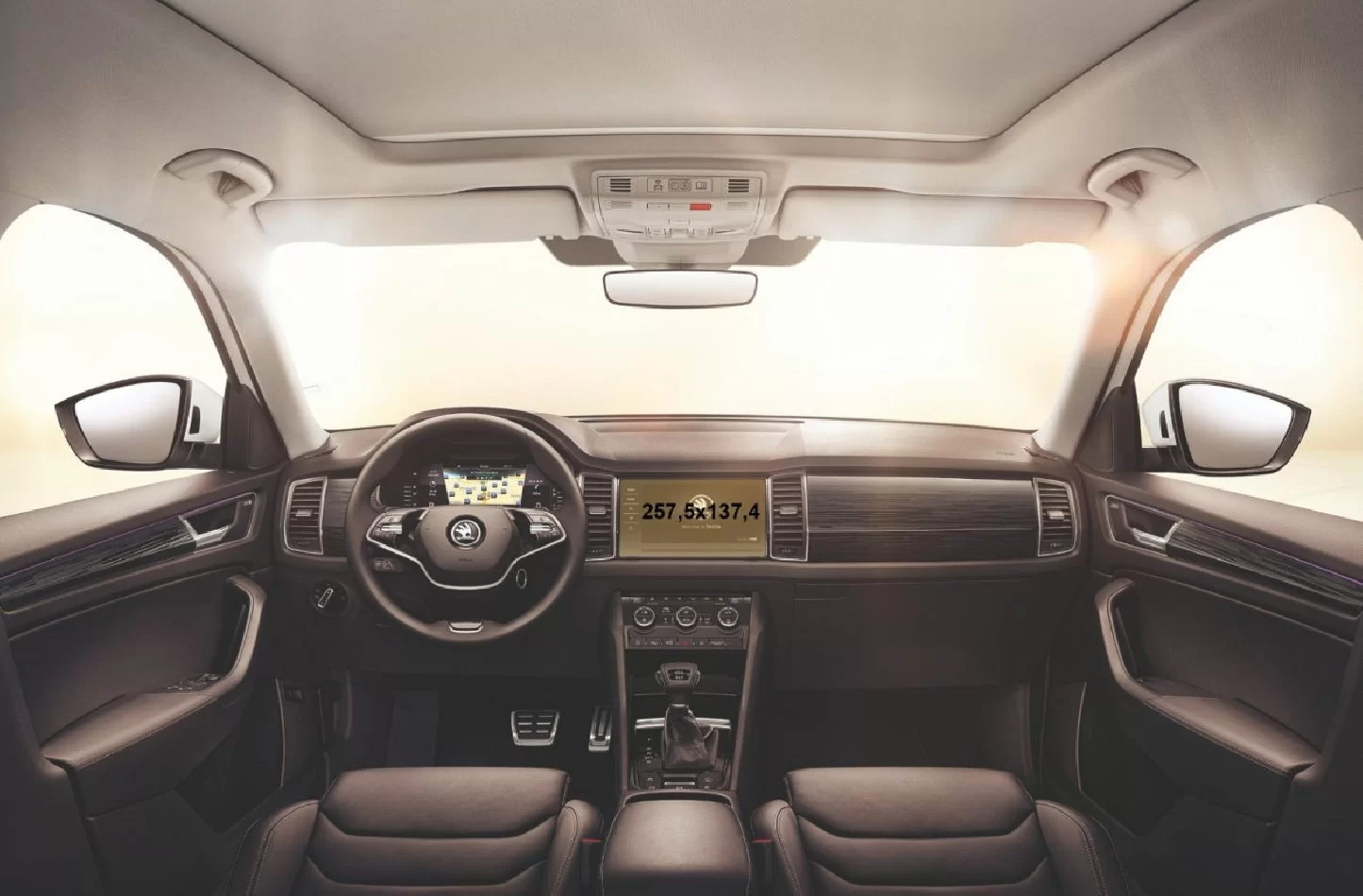 Skoda Kodiaq (NS7) 2016 - Present Multimedia Columbus 9,2" ExtraShield Screeen Protector - 1