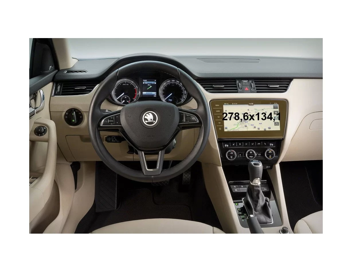 Skoda Octavia (A7) 2016 - 2019 Multimedia Bolero 8" ExtraShield Screeen Protector - 1