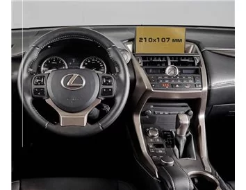 Lexus NX 2014 - 2017 Multimedia 7" ExtraShield Screeen Protector - 1 - Interior Dash Trim Kit