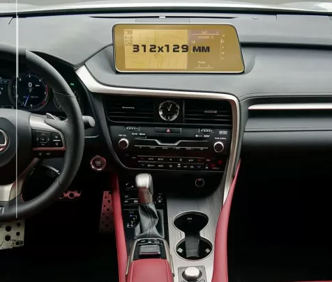 Lexus RX 2015 - 2019 Multimedia 8" ExtraShield Screeen Protector - 1