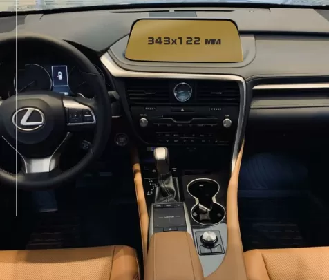 Lexus RX 2019 - Present Multimedia 8" ExtraShield Screeen Protector - 1 - Interior Dash Trim Kit Lexus RX 2019 - Present Multimedia 8" ExtraShield Screeen Protector - 1 - Interior Dash Trim Kit