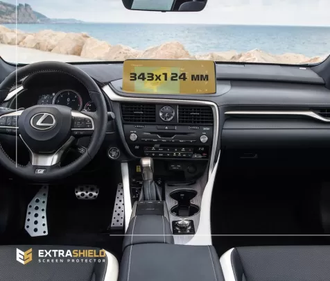 Lexus RX 2019 - Present Multimedia 12,3" ExtraShield Screeen Protector - 1