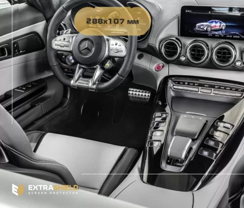Mercedes-Benz AMG GT (C190/R190) 2016 - 2020 Digital Speedometer 10,25" ExtraShield Screeen Protector - 1 - Interior Dash Trim K