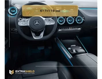 Mercedes-Benz B-Class (T247) 2018 - 2020 Digital Speedometer + Multimedia 12,3" ExtraShield Screeen Protector - 1