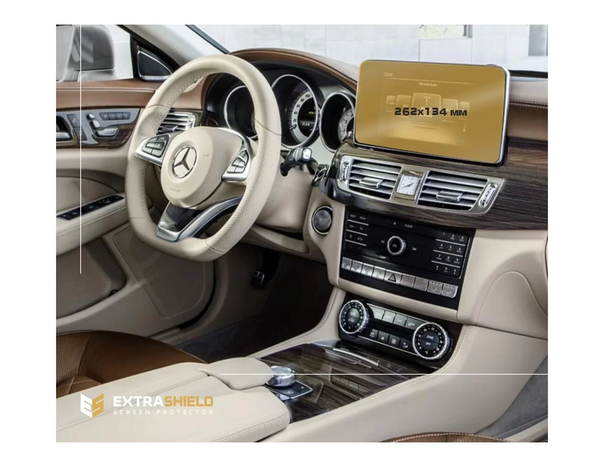 Mercedes-Benz CLS (C218/X218) 2014 - 2017 Multimedia 8" ExtraShield Screeen Protector - 1