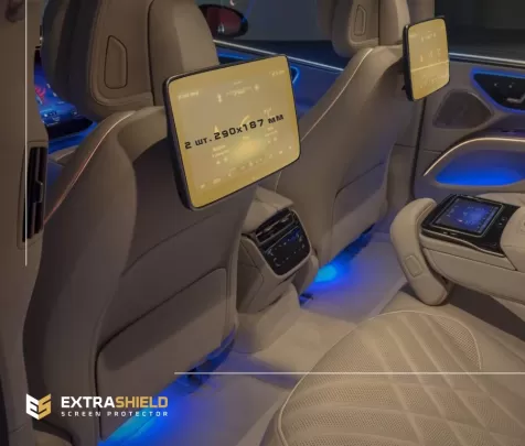 Mercedes-Benz EQS 2020 - Present Passenger monitors (2pcs,) 10,2" ExtraShield Screeen Protector - 1 - Interior Dash Trim Kit Mercedes-Benz EQS 2020 - Present Passenger monitors (2pcs,) 10,2" ExtraShield Screeen Protector - 1 - Interior Dash Trim Kit