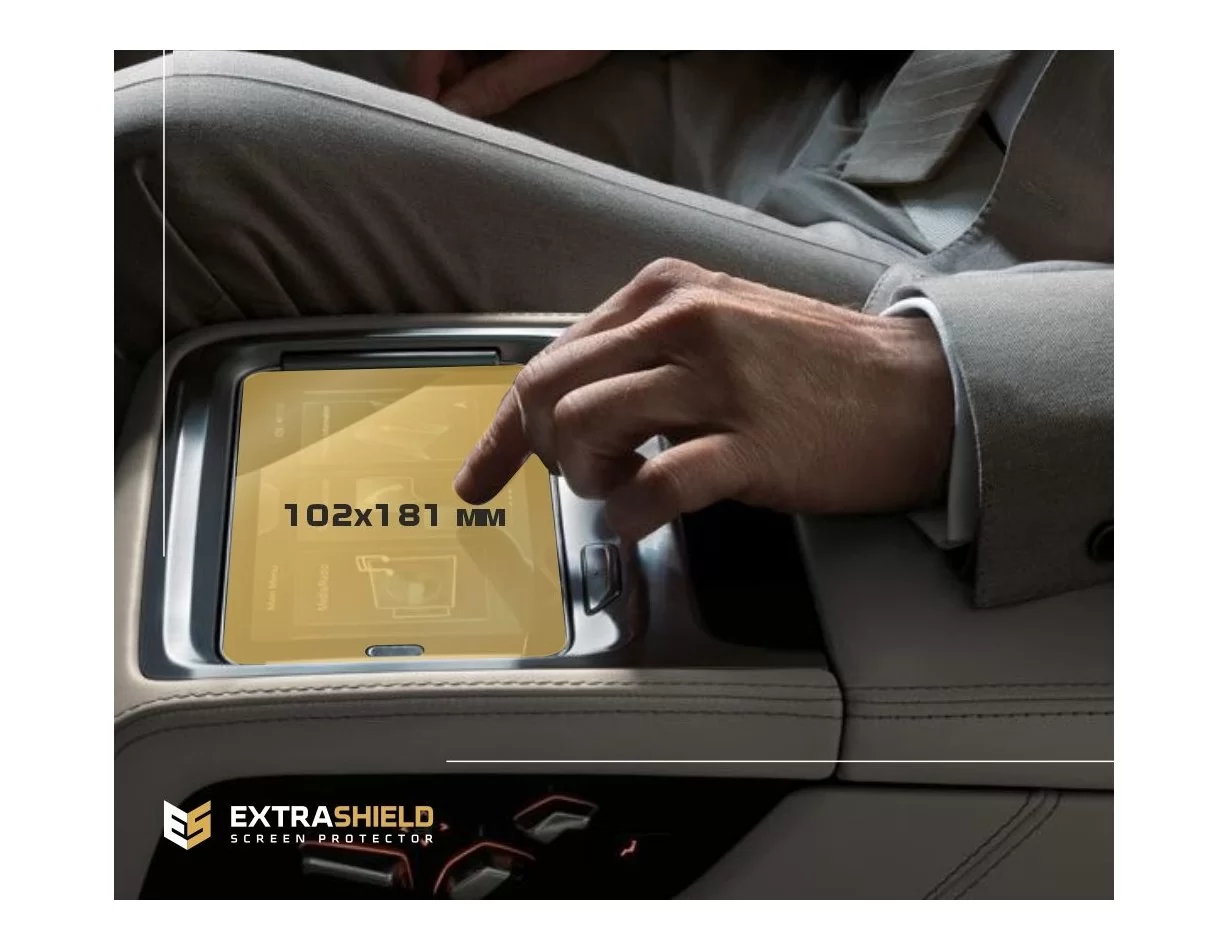 Mercedes-Benz EQS 2020 - Present Mobile office Samsung SM-T230NZ 7" ExtraShield Screeen Protector - 1