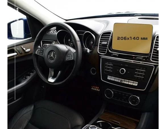Mercedes-Benz GL (X166) 2012 - 2015 Multimedia 8,4" ExtraShield Screeen Protector - 1
