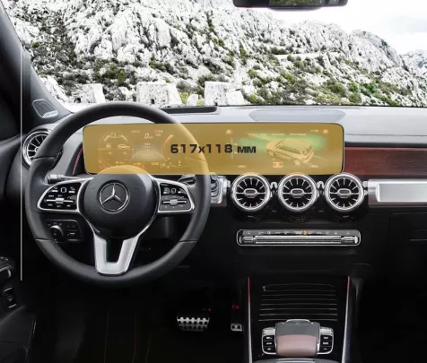 Mercedes-Benz GLB (X247) 2019 - Present Digital Speedometer + Multimedia 10,25" ExtraShield Screeen Protector - 1