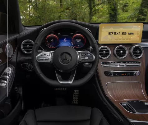 Mercedes-Benz GLC (X253/C253) 2019 - Present Multimedia 10,3" ExtraShield Screeen Protector - 1 - Interior Dash Trim Kit Mercedes-Benz GLC (X253/C253) 2019 - Present Multimedia 10,3" ExtraShield Screeen Protector - 1 - Interior Dash Trim Kit
