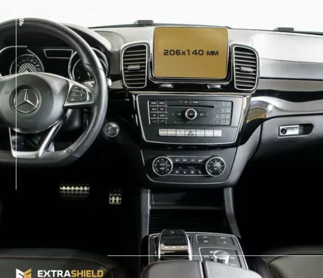 Mercedes-Benz GLE (W166/C292) 2015 - 2019 Multimedia 8,4" ExtraShield Screeen Protector - 1 - Interior Dash Trim Kit Mercedes-Benz GLE (W166/C292) 2015 - 2019 Multimedia 8,4" ExtraShield Screeen Protector - 1 - Interior Dash Trim Kit