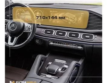 Mercedes-Benz GLE (W167/C167) 2018 - Present Digital Speedometer + Multimedia 12,3" ExtraShield Screeen Protector - 1