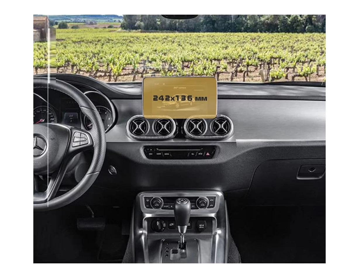 Mercedes-Benz GLS (X166) 2015 - 2019 Multimedia 8,4" ExtraShield Screeen Protector - 1