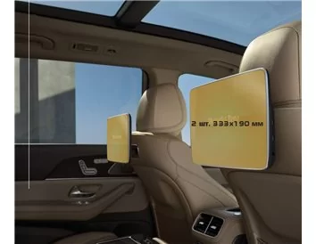 Mercedes-Benz S-class (W223/Z223) 2020 - Present Passenger monitors (2pcs,) Android ExtraShield Screeen Protector - 1