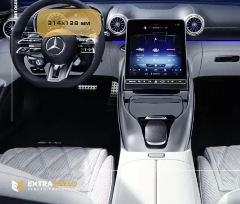 Mercedes-Benz SL-Class 2022 - Present Digital Speedometer ExtraShield Screeen Protector - 1 Mercedes-Benz SL-Class 2022 - Present Digital Speedometer ExtraShield Screeen Protector - 1