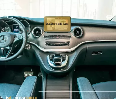 Mercedes-Benz V-class (W447) 2014 - Present Multimedia 7" ExtraShield Screeen Protector - 1 - Interior Dash Trim Kit