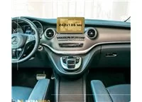 Mercedes-Benz V-class (W447) 2014 - Present Multimedia 7" ExtraShield Screeen Protector - 1 - Interior Dash Trim Kit