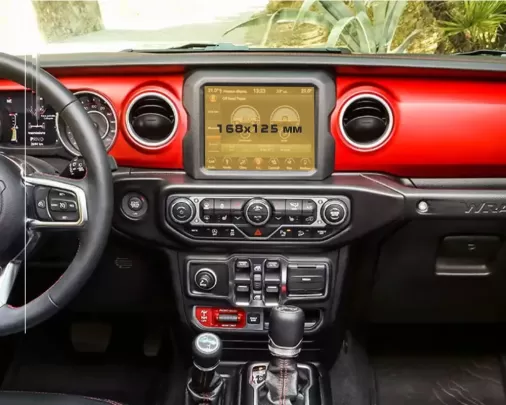 Jeep Wrangler Rubicon 2021 - Present Multimedia Uconnect 5,0 5" ExtraShield Screeen Protector - 1