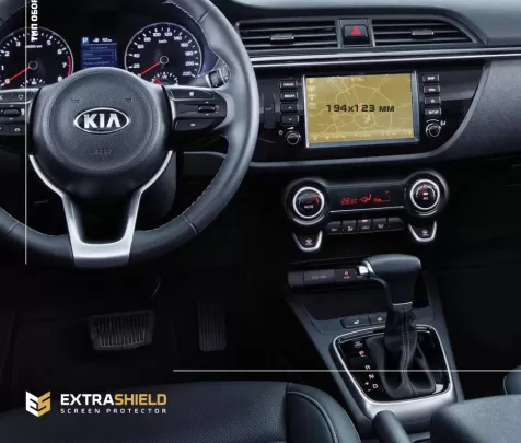 KIA Rio 2019 - ?.? Multimedia 8" ExtraShield Screeen Protector - 1 - Interior Dash Trim Kit