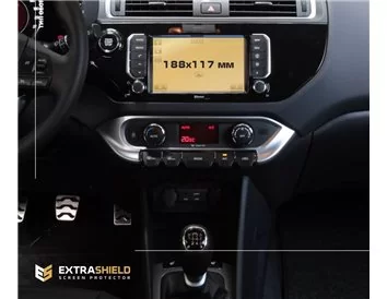 KIA Rio 2019 - x.x Multimedia 8" ExtraShield Screeen Protector - 1
