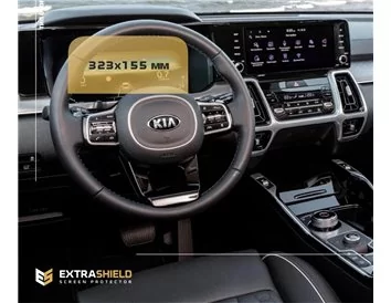 KIA Sorento 2020 - Present Digital Speedometer Analog 12,3" ExtraShield Screeen Protector - 1