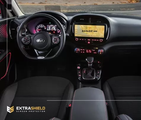 KIA Soul 2018 - Present Multimedia 10,25" ExtraShield Screeen Protector - 1 - Interior Dash Trim Kit KIA Soul 2018 - Present Multimedia 10,25" ExtraShield Screeen Protector - 1 - Interior Dash Trim Kit