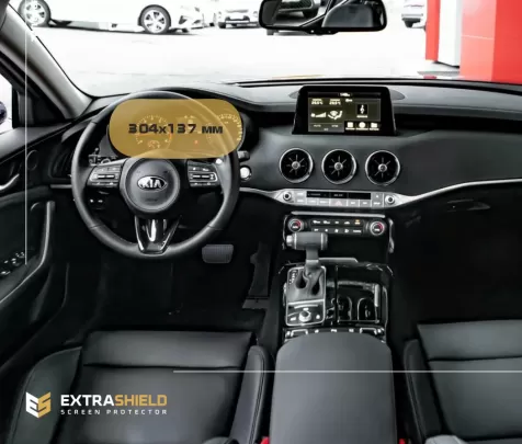 KIA Stinger 2017 - 2021 Digital Speedometer Supervision 12,3" ExtraShield Screeen Protector - 1 KIA Stinger 2017 - 2021 Digital Speedometer Supervision 12,3" ExtraShield Screeen Protector - 1