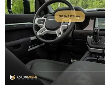 Land Rover Defender (90-110) 2019 - Present Digital Speedometer 12,3" ExtraShield Screeen Protector - 1