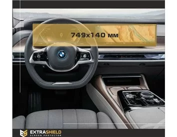 BMW 2 Series (G42) 2021 - Present Digital Speedometer BMW Live Cockpit Professional 10,25" ExtraShield Screeen Protector - 1