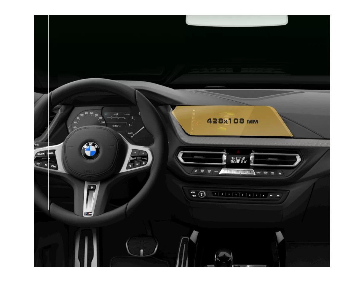 BMW 2 Series (G42) 2021 - Present Multimedia 10,25" ExtraShield Screeen Protector - 1