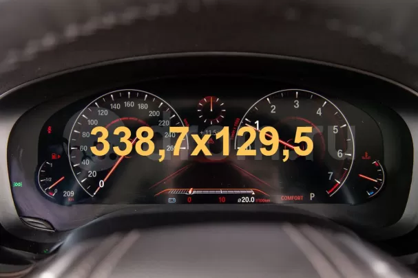 BMW 6 Series (G32) 2017 - 2020 Digital Speedometer (left button) 12,3" ExtraShield Screeen Protector - 1 BMW 6 Series (G32) 2017 - 2020 Digital Speedometer (left button) 12,3" ExtraShield Screeen Protector - 1